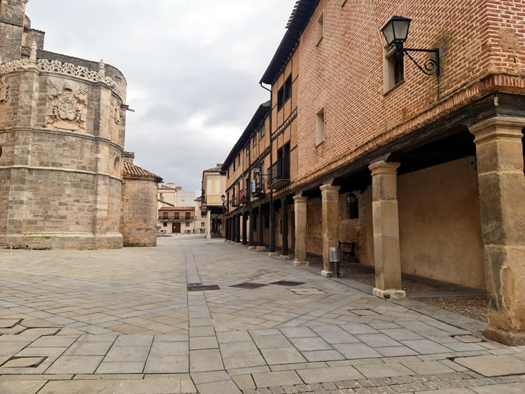 Soportales en el Burgo de Osma